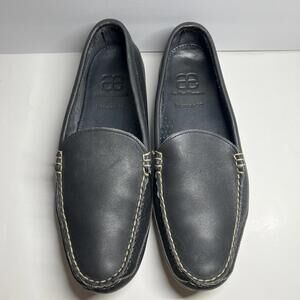 Allen Edmonds Navy Blue Leather Loafer Moccasins Size 10.5 E (wide)Interstate 90